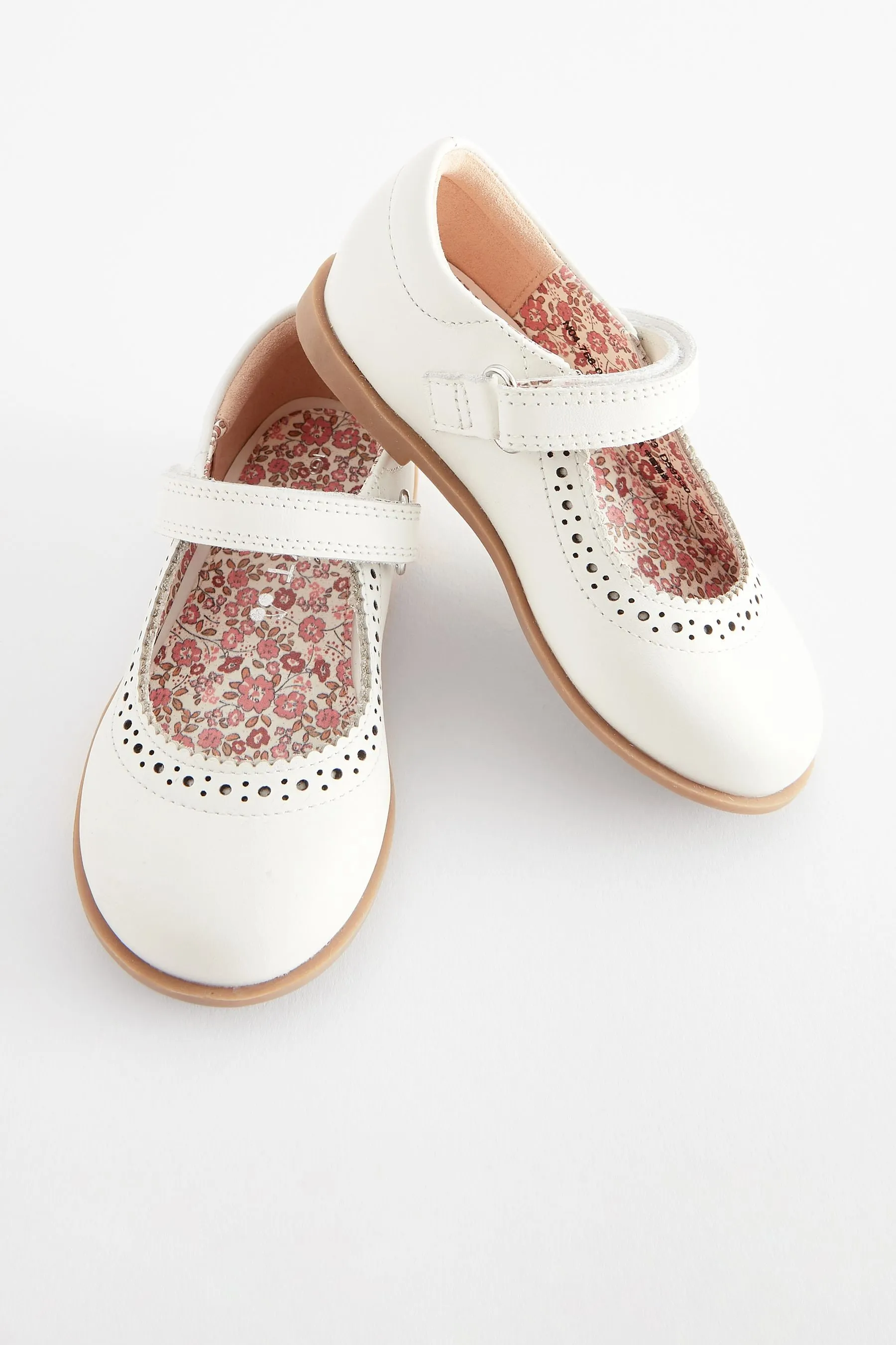 Scarpe brogue Mary Jane in pelle     